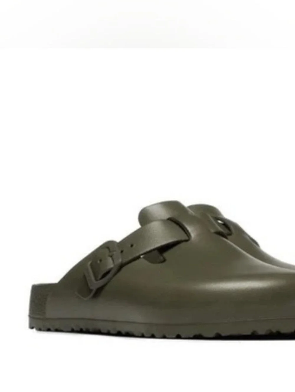 New Birkenstock Boston Olive Green Eva Shoes